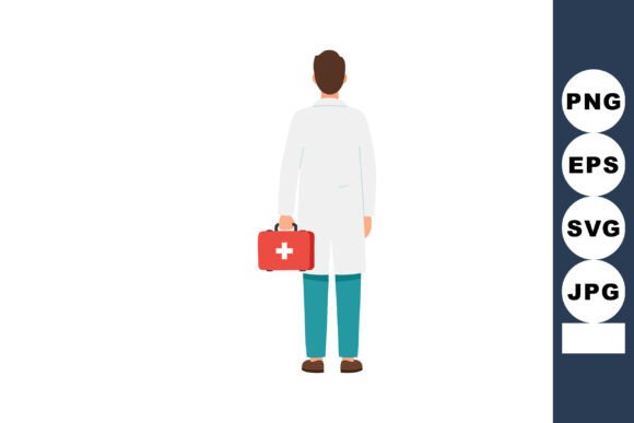 Doctor Holding Red Medical First Aid Kit