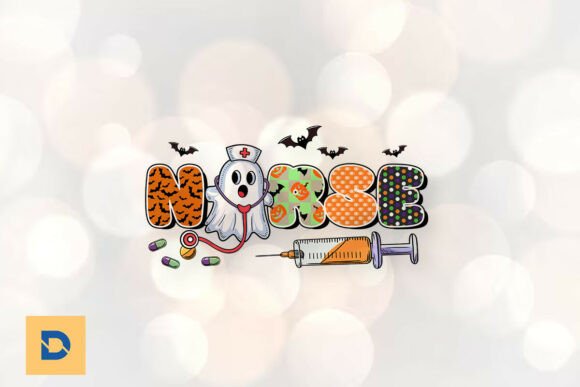 Halloween Nurse Boo Sublimation PNG