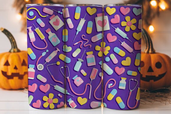 Medical Cartoon Tumbler Wrap