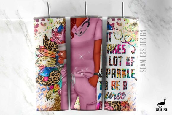 Nurse Graduation Gift Tumbler Wrap 20 Oz
