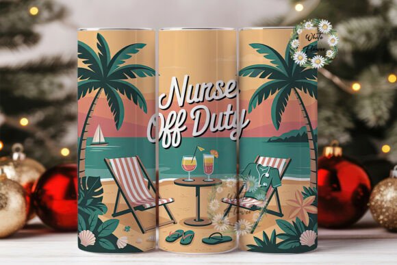 Nurse off Duty 20oz Tumbler Wrap