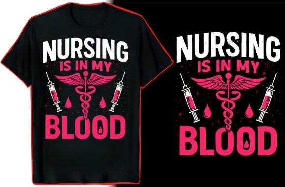 Nurse T-Shirt Design for Print