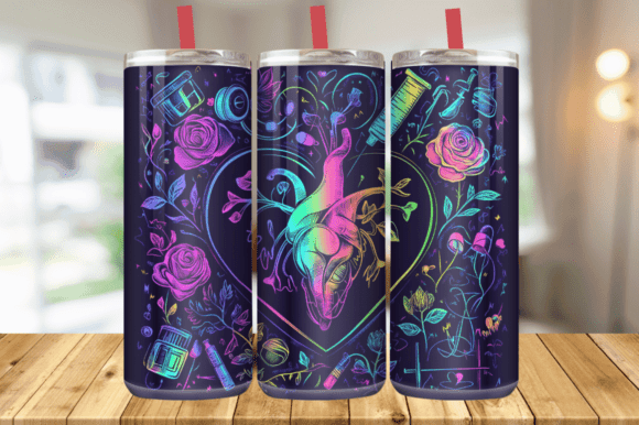 Nurse Tumbler Wrap, 20oz Design
