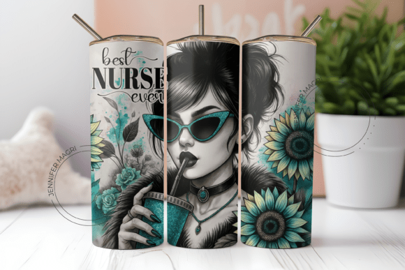 Tumbler Wrap Best Nurse Ever